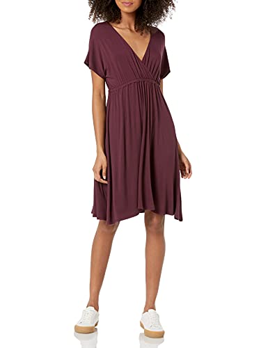 Amazon Essentials Women's Surplice Dress (Available in Plus Size)