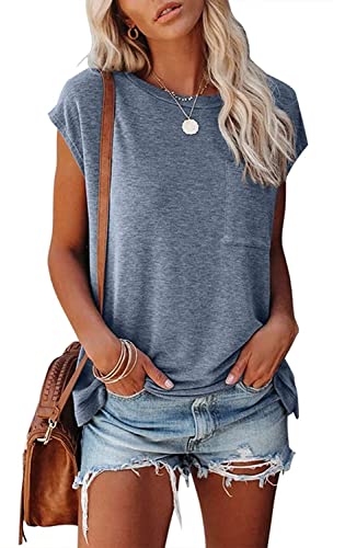 SMENG Womens Tops Summer Fashion Batwing Short Sleeve t Shirts Blouses