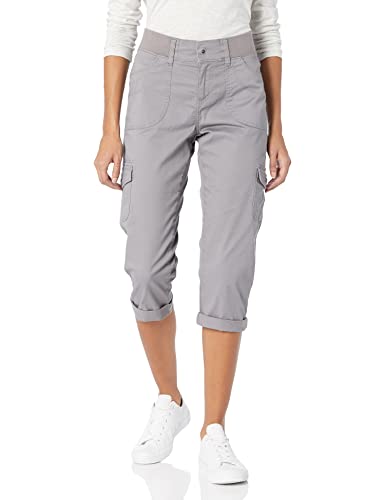 LEE Women's Relaxed-Fit Austyn Knit-Waist Cargo Capri Pant