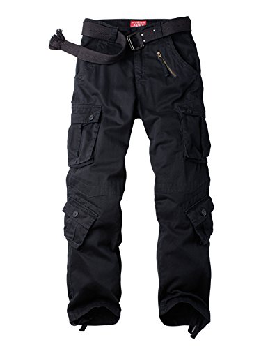 Women's Cotton Casual Military Army Cargo Combat Work Pants with 8 Pocket