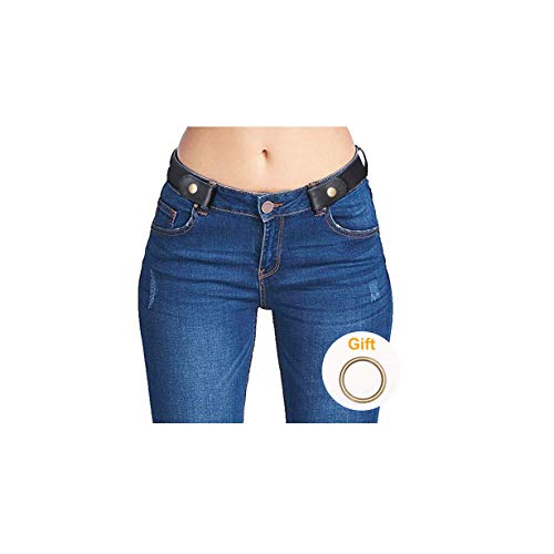 No Buckle Elastic Stretch Belts for Men and Women, Comfortable Invisible Belts for Jeans Pants