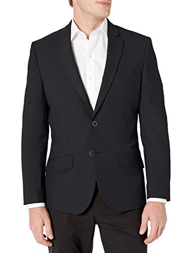 Amazon Essentials Men's Long-Sleeve Button-Front Slim-Fit Stretch Blazer