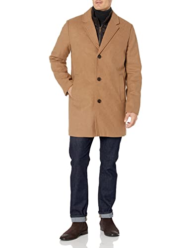 Dockers Men's Henry Wool Blend Top Coat