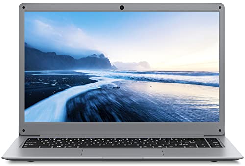 jumper Laptop 14 inch 12GB DDR4 RAM 256GB SSD,Intel Quad Core Celeron N4100, Windows 11 Thin and Light Laptops Computer, Full HD 1080P Display,HD Webcam,Dual Speakers,2.4/5Ghz WiFi,Long Battery Life