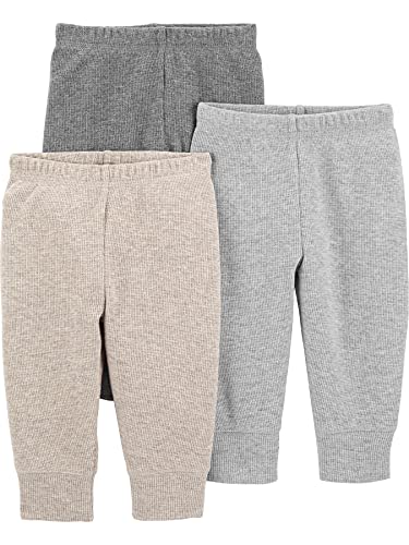 Simple Joys by Carter's Unisex Babies' Thermal Pants, Pack of 3