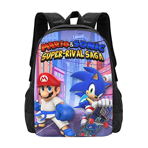 The Super Mario School Bag Travel Laptop Backpack Hiking Daypacks Shoulder Bag Briefcase Business Computer Backpack