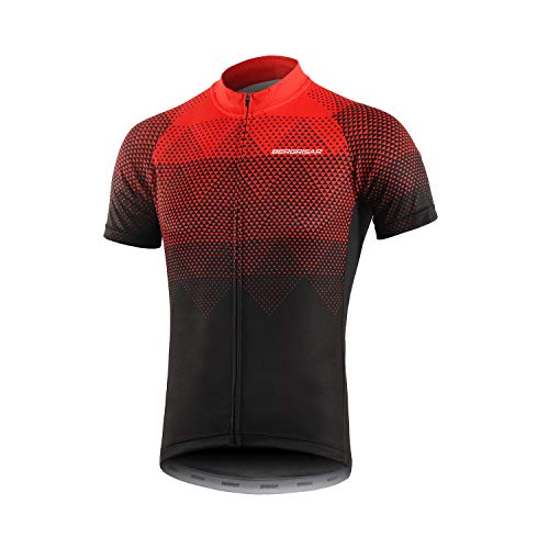 BERGRISAR Men's Cycling Jerseys Short Sleeves Bike Shirt