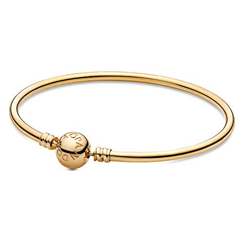 PANDORA Jewelry Moments Bangle Charm 14K Bracelet, 7.5