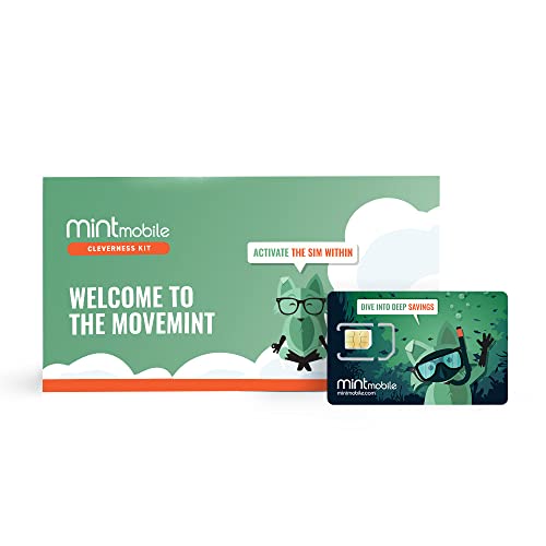 $30/Month Mint Mobile Phone Plan | Unlimited Talk, Text & Data for 3-Months (3-in-1 SIM Card)