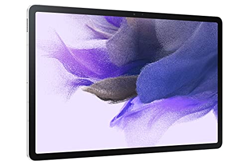 SAMSUNG Galaxy Tab S7 FE 12.4” 64GB WiFi Android Tablet w/ S Pen Included, Large Screen, Multi Device Connectivity, Long Lasting Battery, 2021, ‎SM-T733NZSAXAR, Mystic Silver