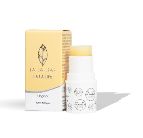 LA LA LIPS - Hemp Lip Balm - Heals Dry Cracked Lips Naturally With the Healing Power of Hemp by LA LA LEAF (Original)