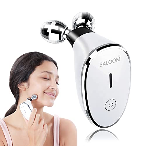 Baloom Microcurrent Facial Massager - Skin Tightening Care for Women and Men - Face/Body Wrinkle Removal, Anti Aging, Skin Rejuvenation, Face Lift , Acne Spot Treatment - 10 Minutes A Day.