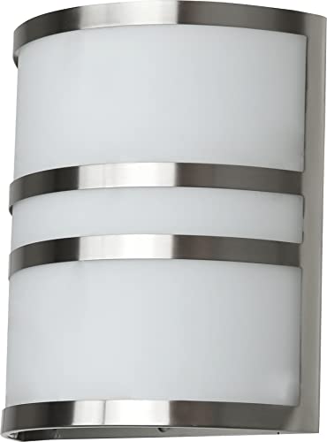 Sunlite 88679 LED Wall Sconce Half Cylinder Fixture, Middle Band Design, 15 Watts (75W=), 1050 Lumens, Color Tunable 30K/40K/50K, Dimmable, 80 CRI, ETL Listed, for Porches, Patios & Garage Openings