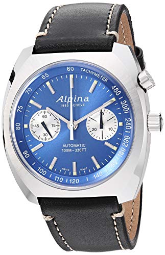 Alpina STARTIMER Pilot Heritage Automatic CHRONOGRAPHWATCH, Blue/Black