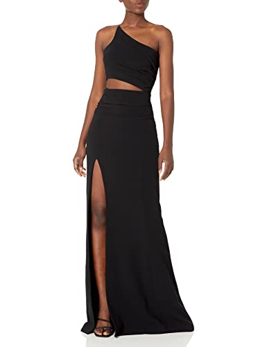 Cinq à Sept Women's Sandra One Shoulder Gown with Leg Slit