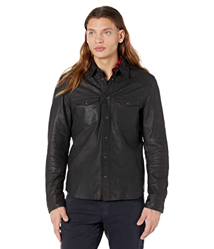 John Varvatos Men's Mason Shirt-Western Inspired Details, Sn