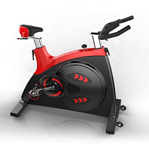 JAHH Mute Leather Belt Commercial Exercise Bike Sports Fitness Bike Household Exercise Bike Gym Only Bicycle