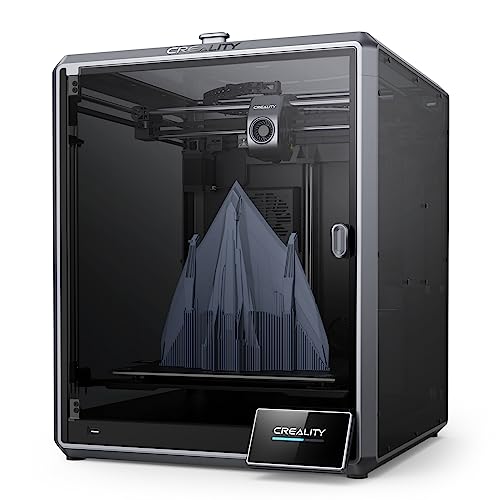 Creality K1 Max 3D Printer, 600mm/s Max High-Speed 3D Printers with Auto Leveling, Dual Cooling, Smart AI Function and Out-of-The-Box, Large Printing Size 11.8x11.8x11.8in