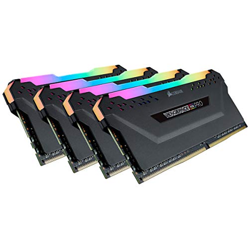 Corsair Vengeance RGB Pro 128GB (4x32GB) DDR4 3200 (PC4-25600) C16 Desktop memory – Black