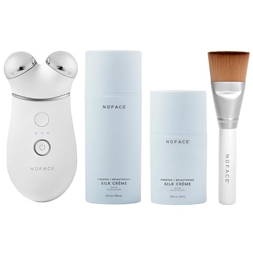 NuFACE Trinity+ Smart Advanced Facial Toning Routine, Microcurrent Device to Tone, Sculpt and Lift, Smooth Fine Lines and Wrinkles, Holiday Limited Edition