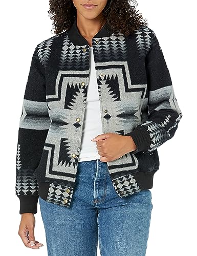 Pendleton Women's Jacquard Bomber Wool Jacket