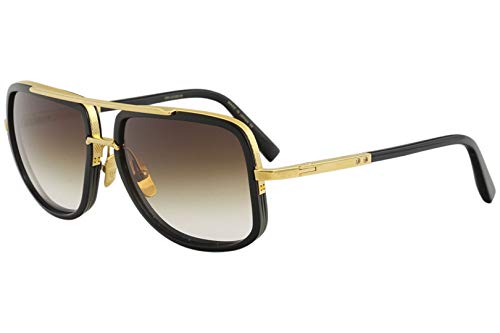 Sunglasses Dita MACH ONE DRX 2030 B Shiny 18K Gold-Black w/D.Brown to ClearAR