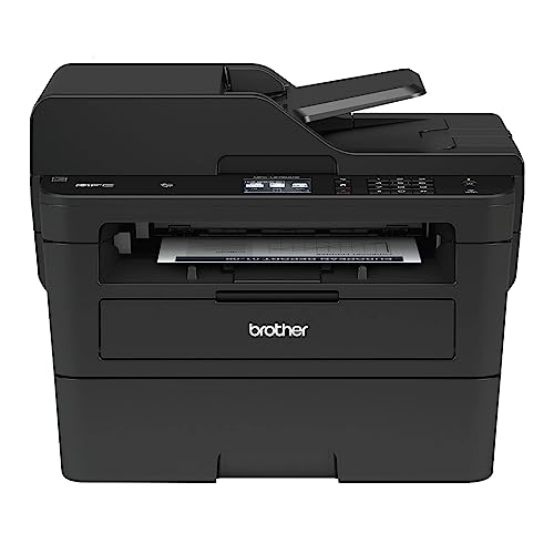 Brother MFC-L2750DW All-in-One Wireless Monochrome Laser Printer, Black - Print Copy Scan Fax - 36 ppm, 2400 x 600 dpi, Auto Duplex Printing, 50-Sheet ADF, 2.7