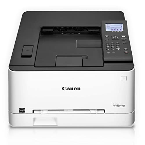 Canon Color imageCLASS LBP622Cdw Wireless Single-Function Laser Printer - Print only - 5-line LCD, 22 ppm, 600 x 600 dpi, 1GB Memory, Auto 2-Sided Printing, 8.5 x 14, Ethernet, BROAG Printer Cable