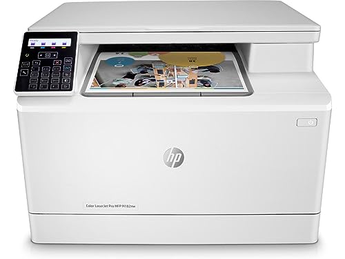 Manufacturer RENEWED HP Laserjet PRO MFP M182NW 17PPM Color 600x600 Print/Copy/SCAN USB/WiFi/GBE