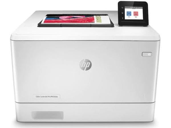 HP Manufacturer RENEWED Laserjet PRO M454DW Printer 28PPM 600X600DPI 300-SHEET, White