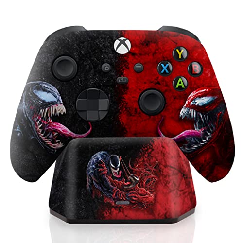 Original X-box Wireless Controller and Stand Compatible with X-box One|Series X|S - Customized in USA with Advanced HydroDip Print Technology(Not Just a Decal)(Controller Included)