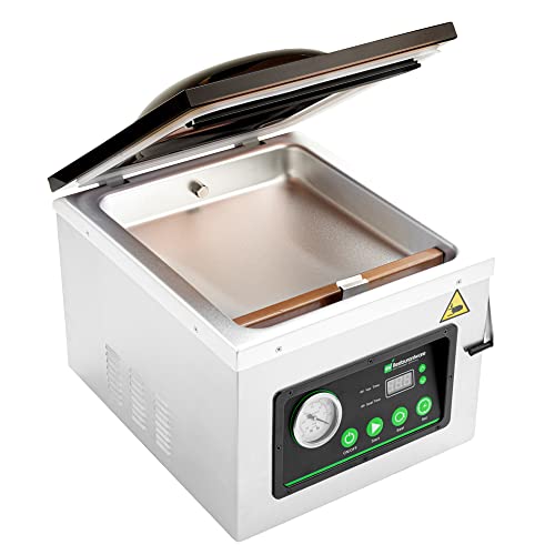 Restaurantware Fresh Hero Stainless Steel Chamber Vacuum Packaging Machine - 12