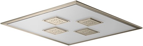 KOHLER 98741-BV Watertile Ambient Rain Overhead Rain Shower, Vibrant Brushed Bronze