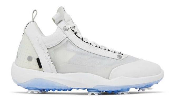 AIR Jordan XXXIV Low Men's Golf DD9184 100 White/Metallic Silver KC (us_Footwear_Size_System, Adult, Men, Numeric, Medium, Numeric_8)