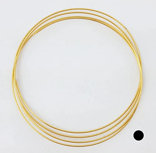 22 Gauge 99.99% Pure 24K Solid Yellow Gold Wire Round 1/4 Hard 1 Foot by CRAFT WIRE